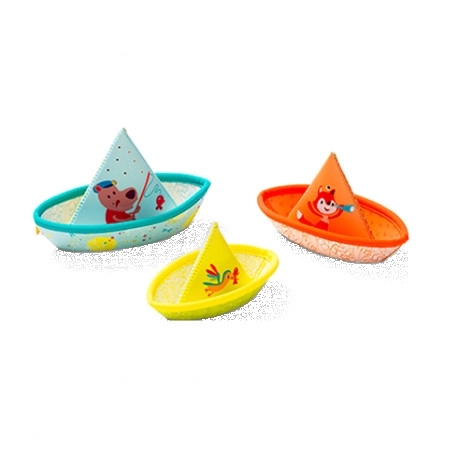 Lilliputiens 3 Drijvende Bootjes Waterspeelgoed