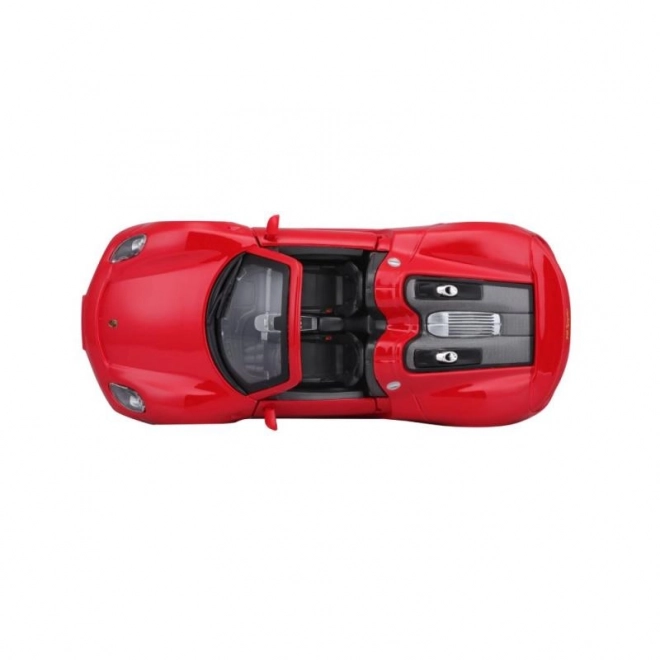 Modèle Bburago Porsche 918 Spyder rouge 1:24