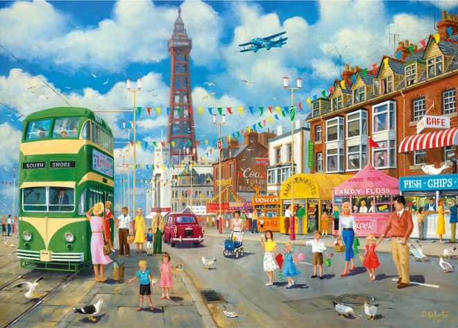 puzzle promenade de Blackpool 1000 pièces GIBSONS