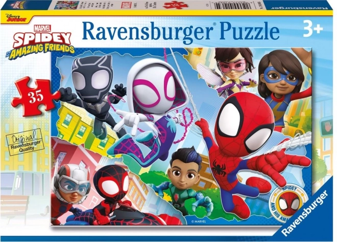 Puzzel Spidey en zijn geweldige vrienden 35 stukjes