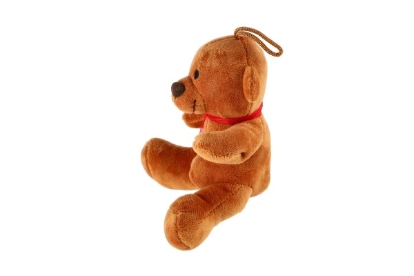 Plush Teddy Bear with Bow and Heart 12 cm