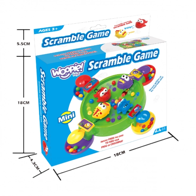 Woopie Hungry Frogs and Crocodiles Board Game