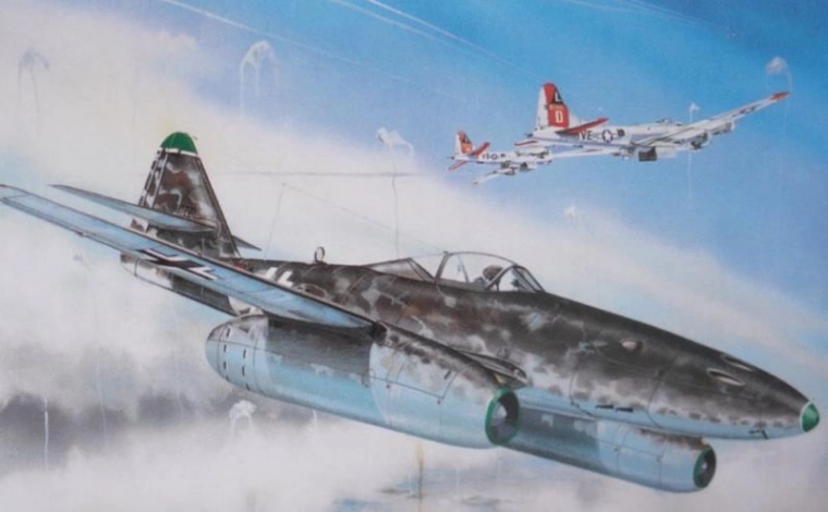 Model vliegtuig Messerschmitt Me 262 A-1a 1:72