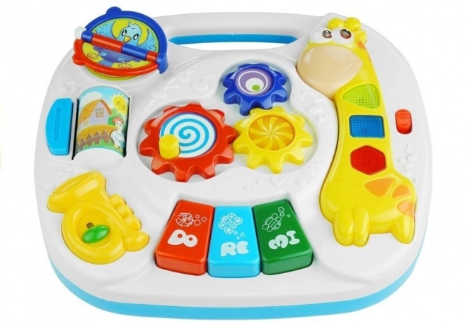Multifunctionele educatieve tafel met giraf 2v1