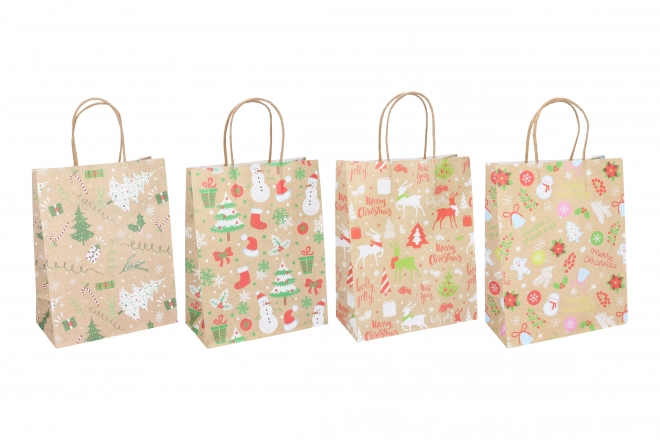 Cadeautasje S 15x21x8 cm Kerstmis