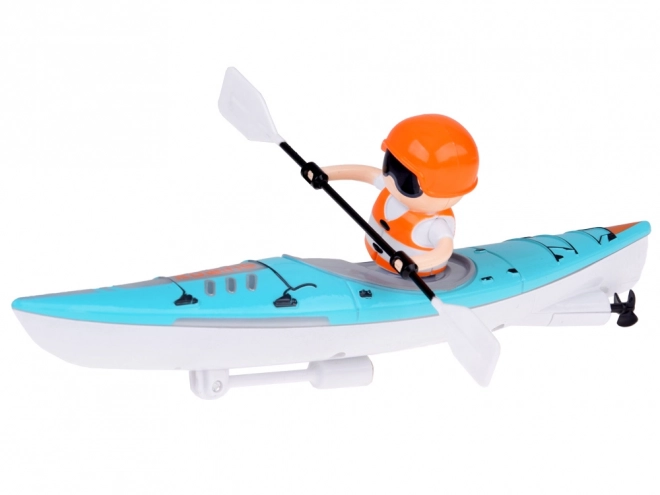 Realistic rower movement