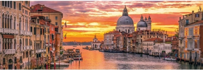 Puzzle 1000 pièces Compact Panorama Grand Canal Venise