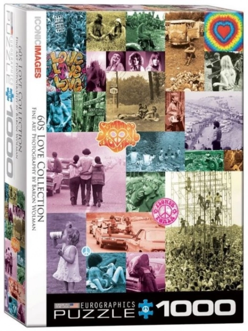 Eurographics Puzzel Liefde Jaren 60 1000 stukjes