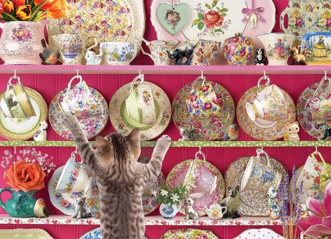 Puzzle Cobble Hill Farces de chats 500 pièces