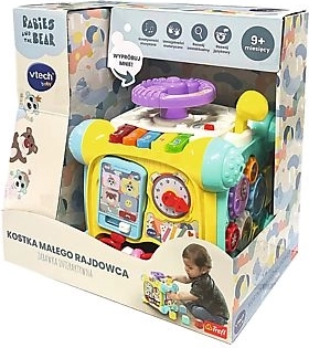 VTech kubus van de kleine coureur – interactieve kubus met autootje BOBASKI I MIŚ
