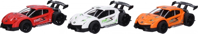Racing car with flywheel
