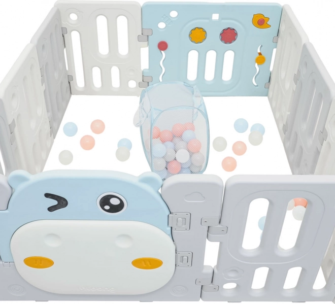 Parc modulaire Hippo bleu