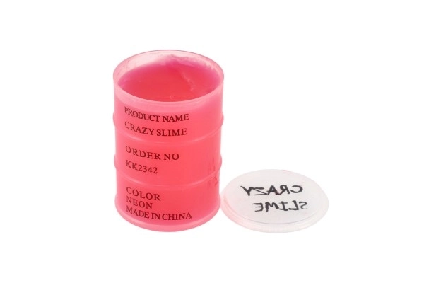Slijm - massa 80g neon 8x5,5cm verschillende kleuren