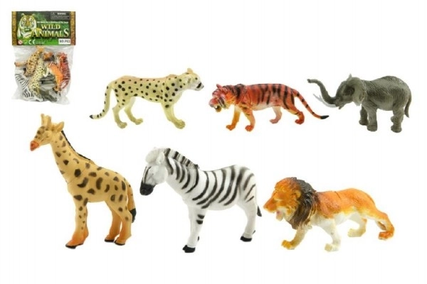 Safaridieren ZOO set 6 stuks