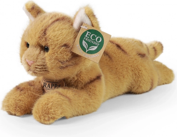 Liegende Plüschkatze 20 cm umweltfreundlich