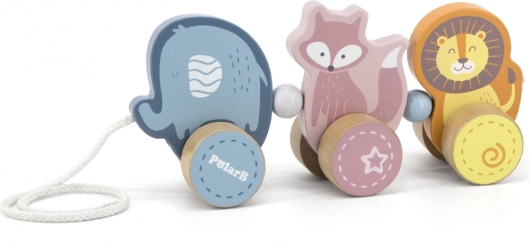 Adorable petit train d’animaux