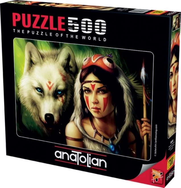 Puzzel Prinses Krijger 500 stukjes