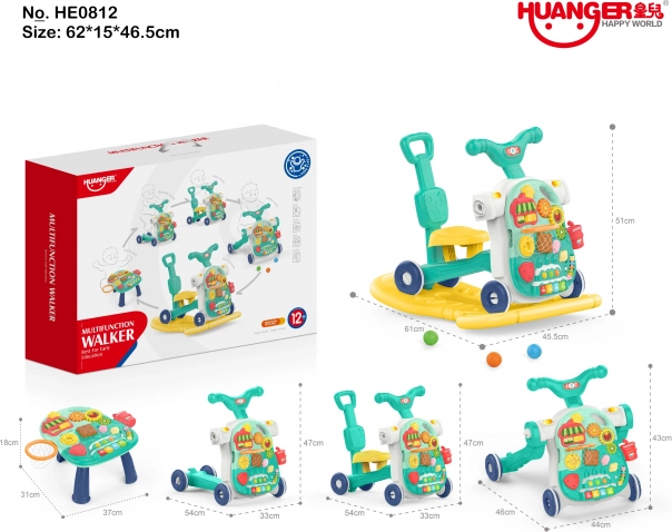 Trottinette et table interactive pour enfants 5-en-1
