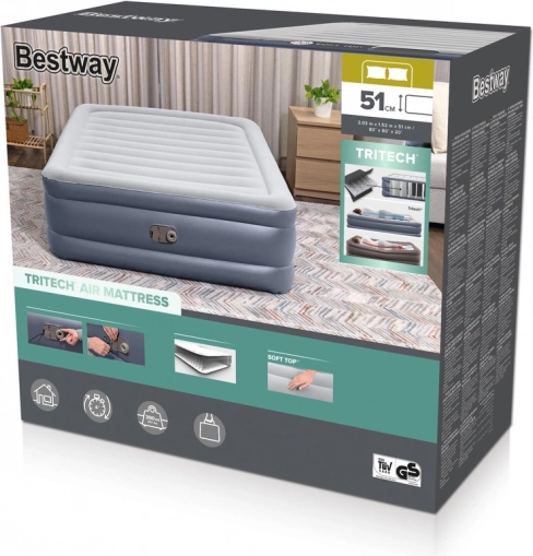 Matelas gonflable Bestway 203 x 152 x 51 cm