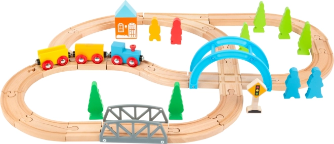 small foot houten treinbaan Journey – set van 40 delen