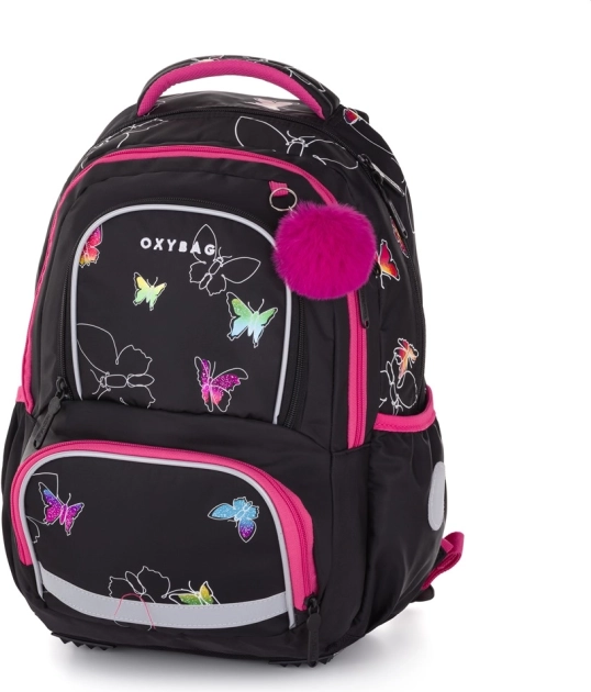 School Backpack OXY NEXT Butterfly
