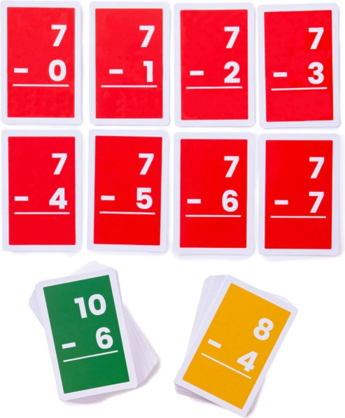 Bigjigs Toys Kaartjes Aftrekken 1-10