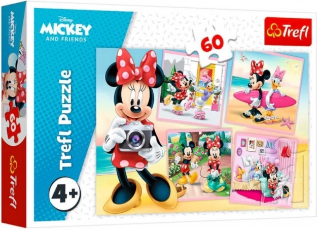 Puzzle 60 pièces - Adorable Minnie - Disney Minnie