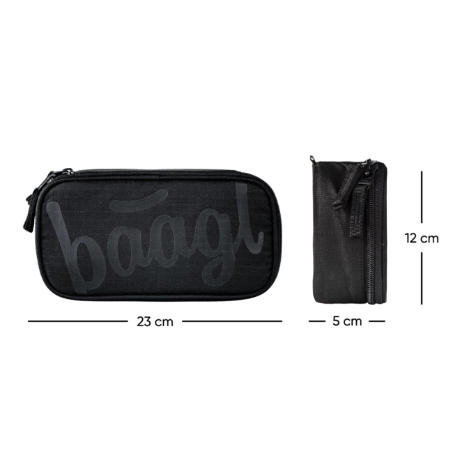 Trousse scolaire Baagl Skate Uni noire