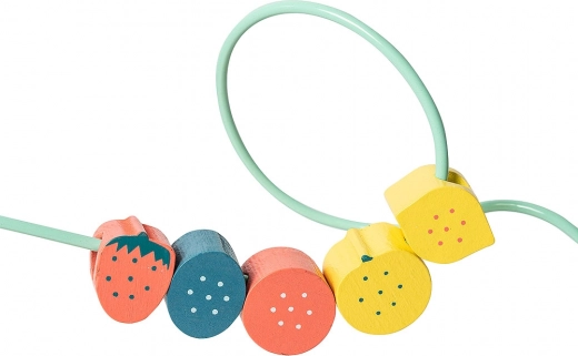 Labyrinthe moteur avec fruits