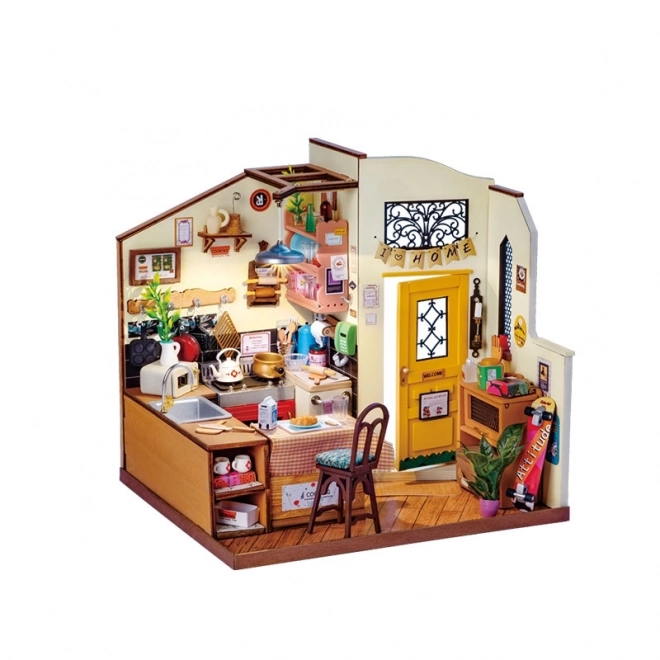 RoboTime 3D Puzzle en bois Cuisine Douillette