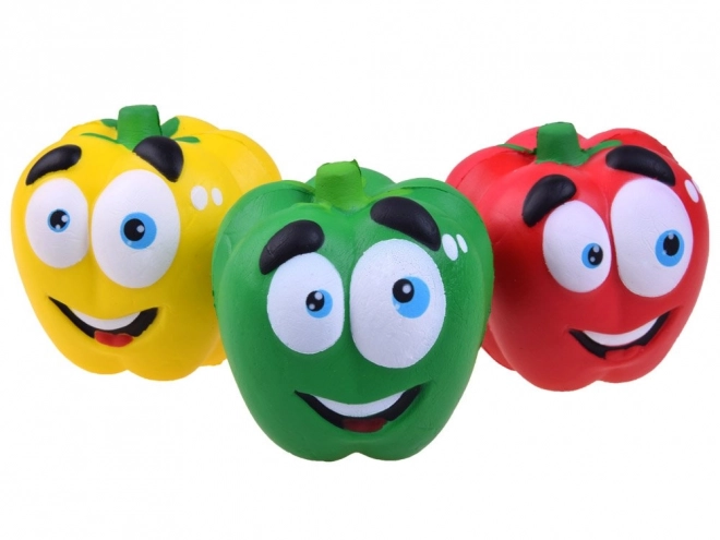 Stressverlichtend speeltje - paprika knijpspeeltje
