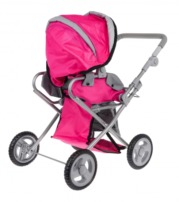Roze kinderwagen 2 in 1