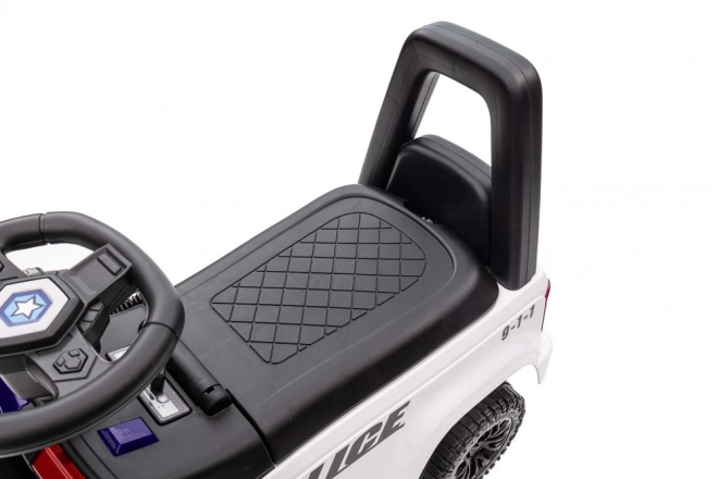 Kinderloopfiets Politie wit