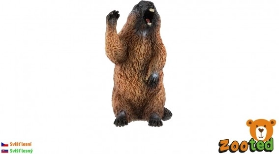 Plastic marmotfiguur 6 cm