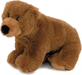 Plush brown teddy bear 20 × 13 cm for babies