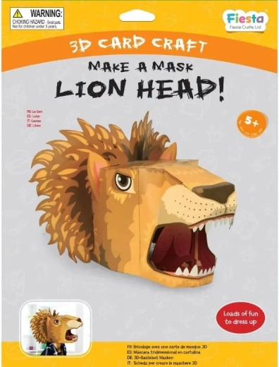 Fiesta Crafts Creative Set 3D Lion Mask