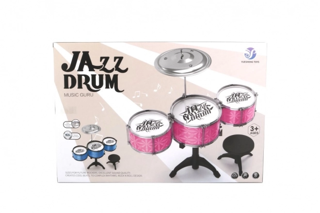 Yuesheng Toys kids' drum set with stool