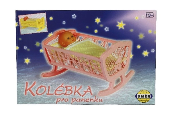 Kunststoff-Puppenbett ohne Bettset