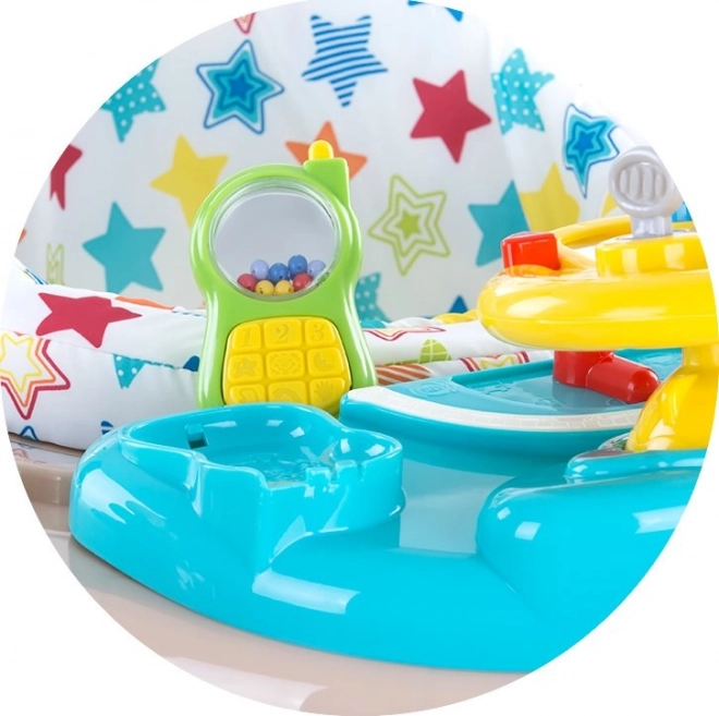 Loopstoeltje Joya Lux 4-in-1 voor kinderen met sterrenpatroon