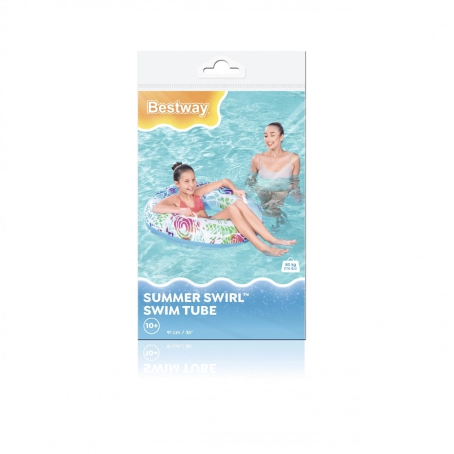 Bouée gonflable 91 cm Bestway bleue