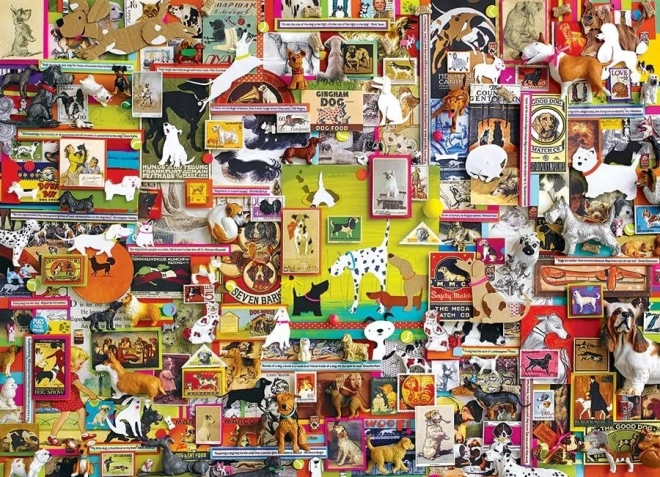 Puzzle COBBLE HILL – Dog Town, 1000 pieces