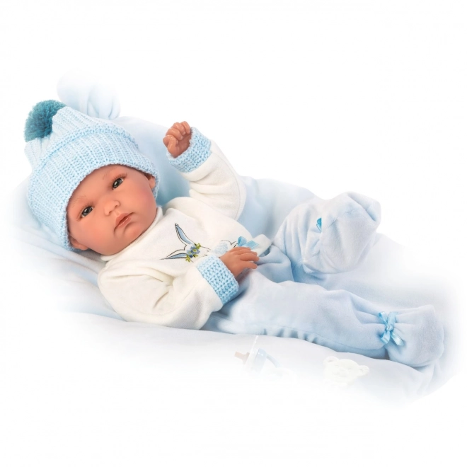 Llorens New Born jongetje op doek 35 cm