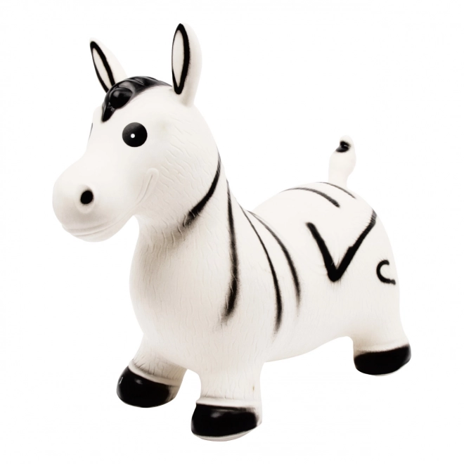 Aufblasbares Hüpfspielzeug Zebra für Kinder