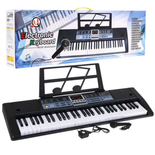 Elektronisch toetseninstrument voor kinderen 5+ jaar met lesmodus en metronoom