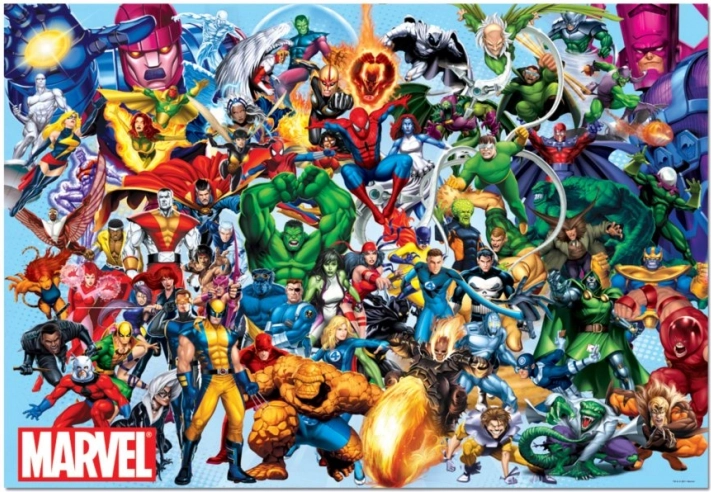 Puzzel MARVEL-helden 1000 stukjes