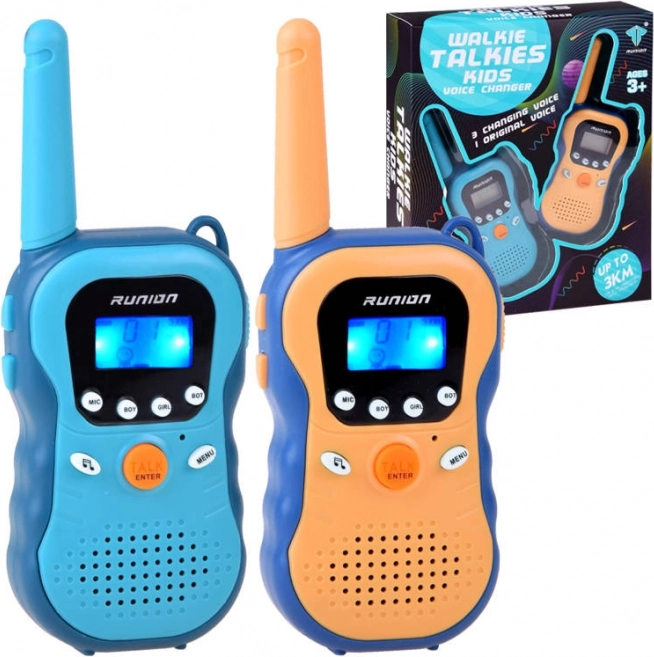 Kids’ walkie-talkies with up to 3 km range and voice changer