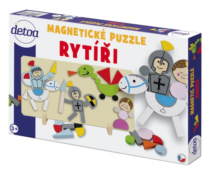 Magnetische puzzel - Ridders