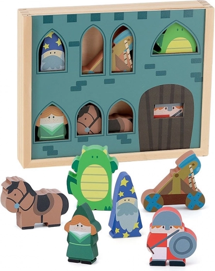 Vilac figurines de château en bois