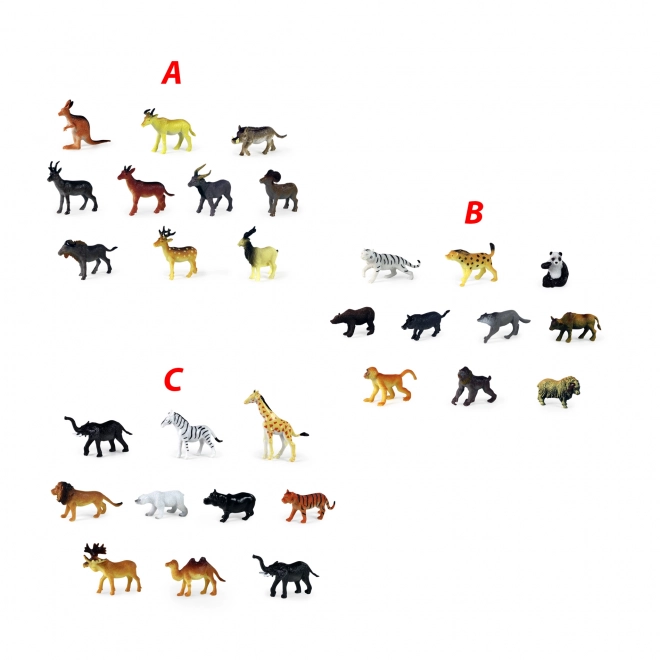 Rappa Mini-ZOO Figuren von wilden Tieren