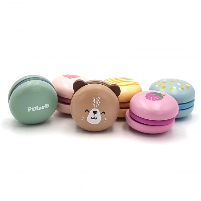 Houten macarons